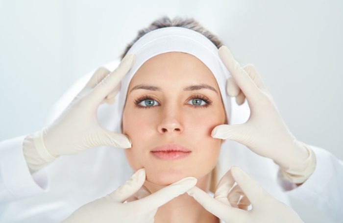 A scene of medical cosmetology treatments botox injection.