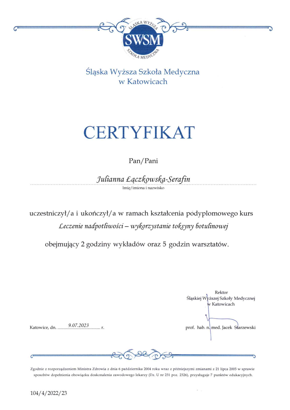 Julianna Łączkowska-Serafin