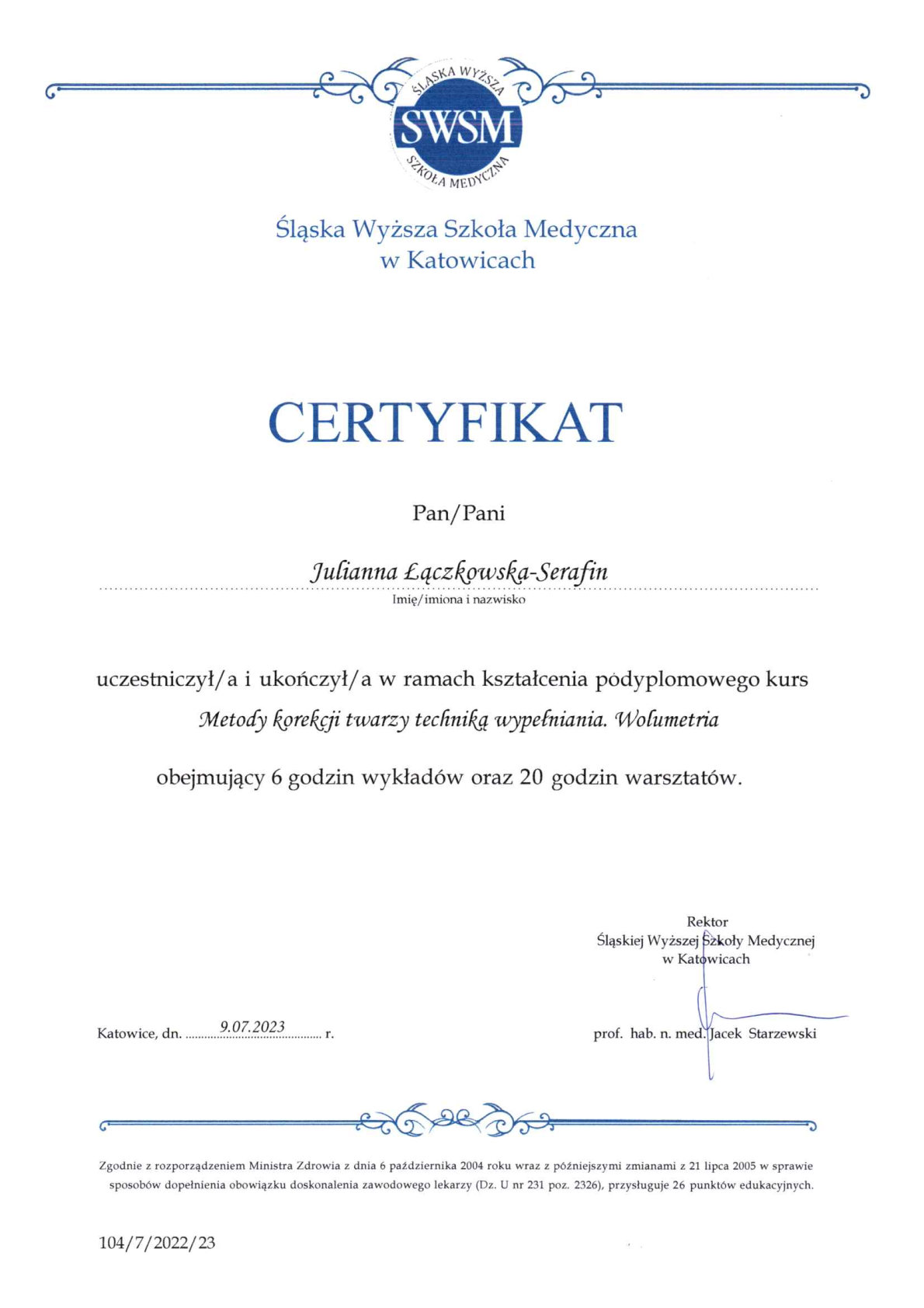 Julianna Łączkowska-Serafin