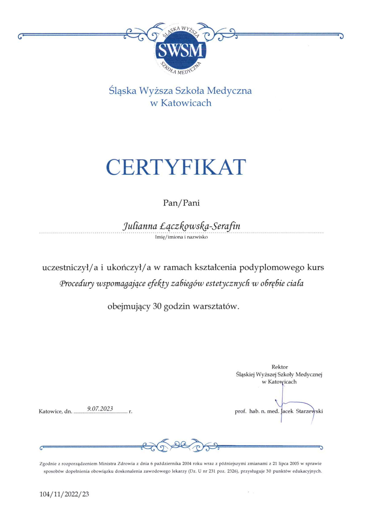Julianna Łączkowska-Serafin