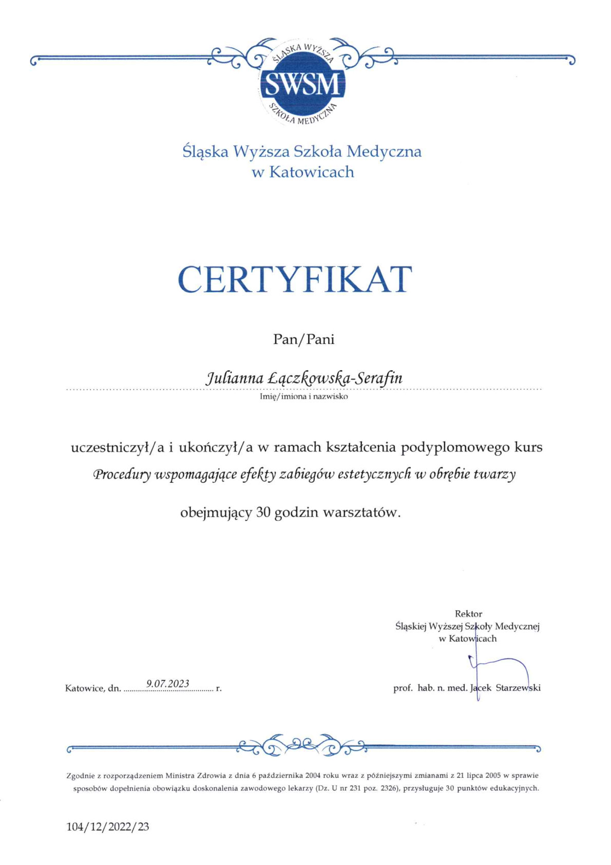 Julianna Łączkowska-Serafin