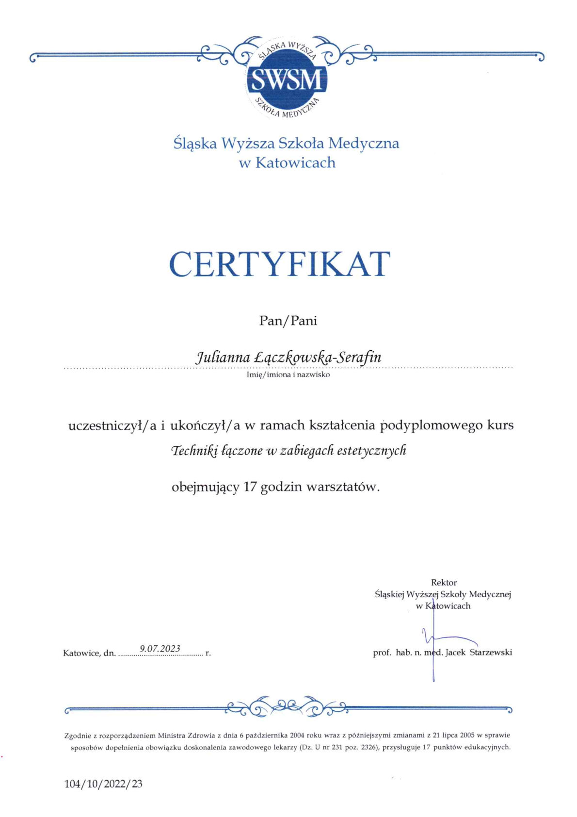 Julianna Łączkowska-Serafin