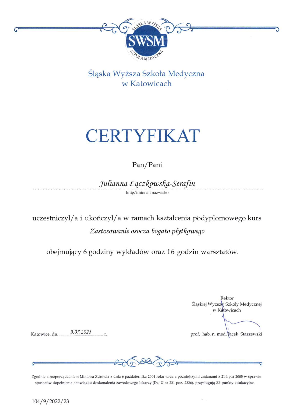 Julianna Łączkowska-Serafin
