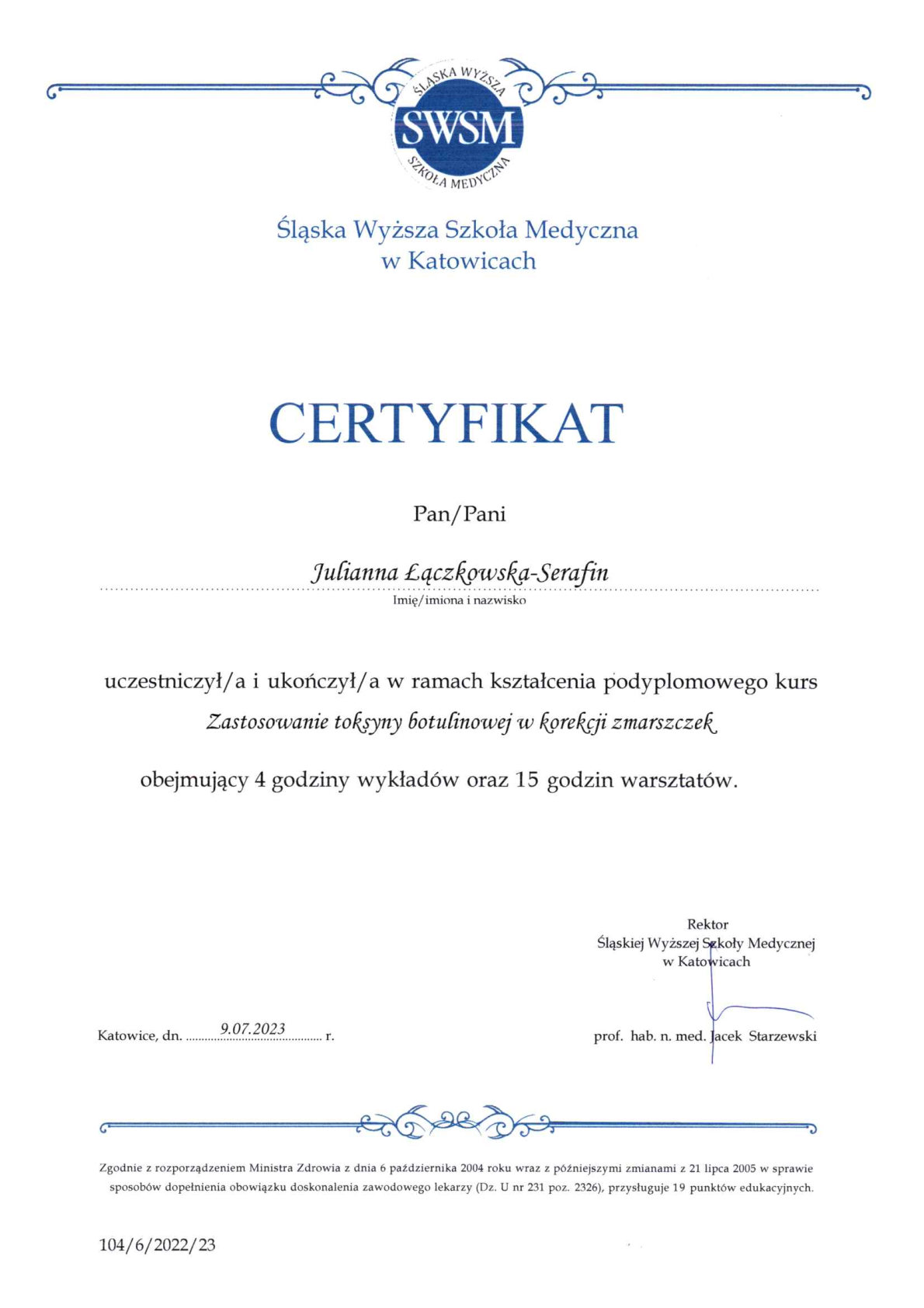 Julianna Łączkowska-Serafin