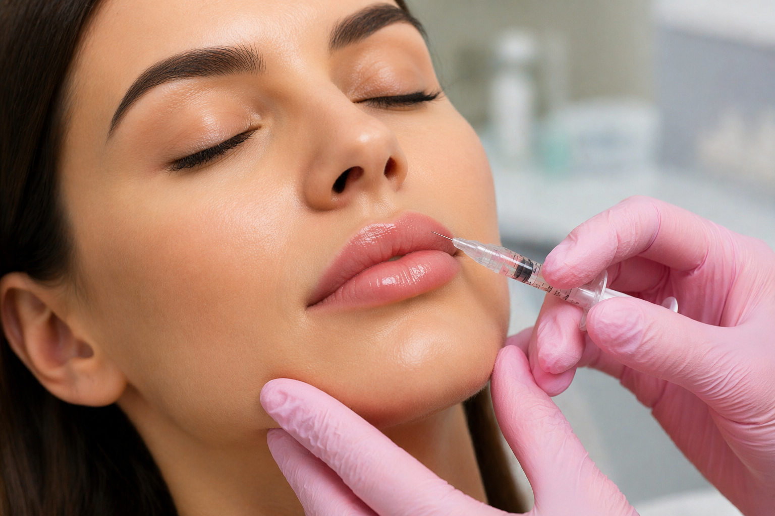 Procedura medyczna w gabinecie kosmetycznym