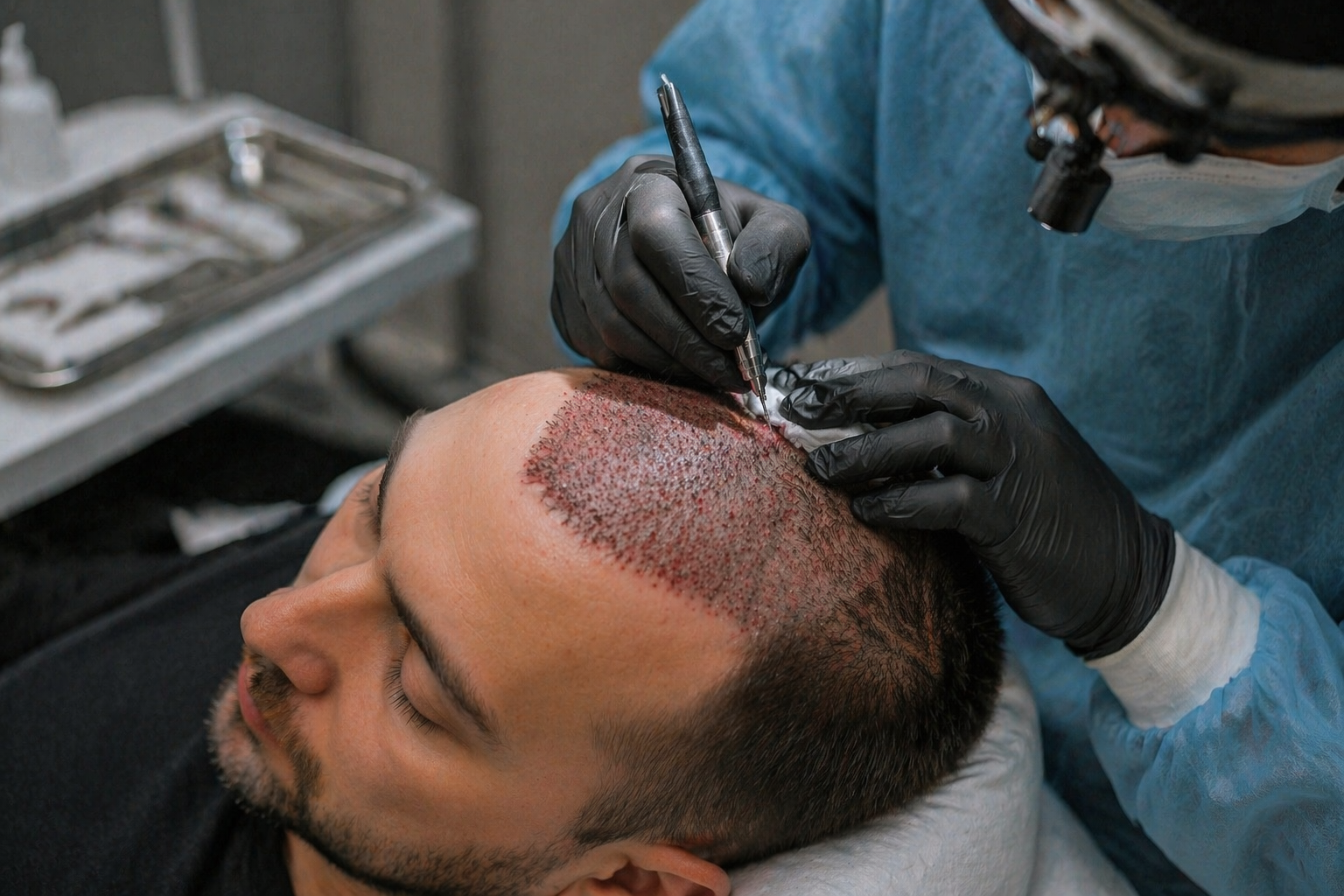 Przeszczep włos&oacute;w